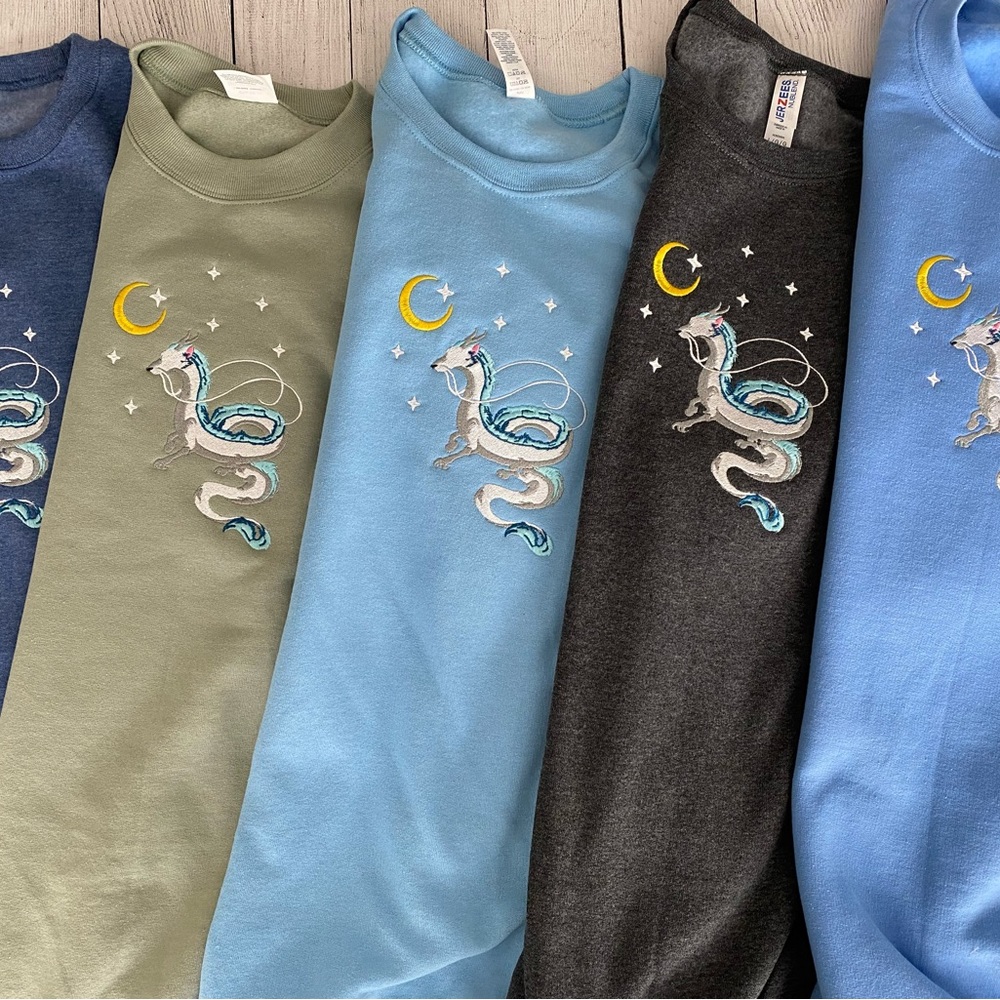 Dragon Embroidered Sweatshirt - Picture 2 of 4